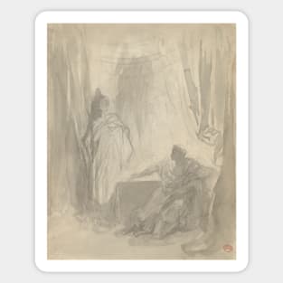 L'Apparition by Gustave Dore Sticker